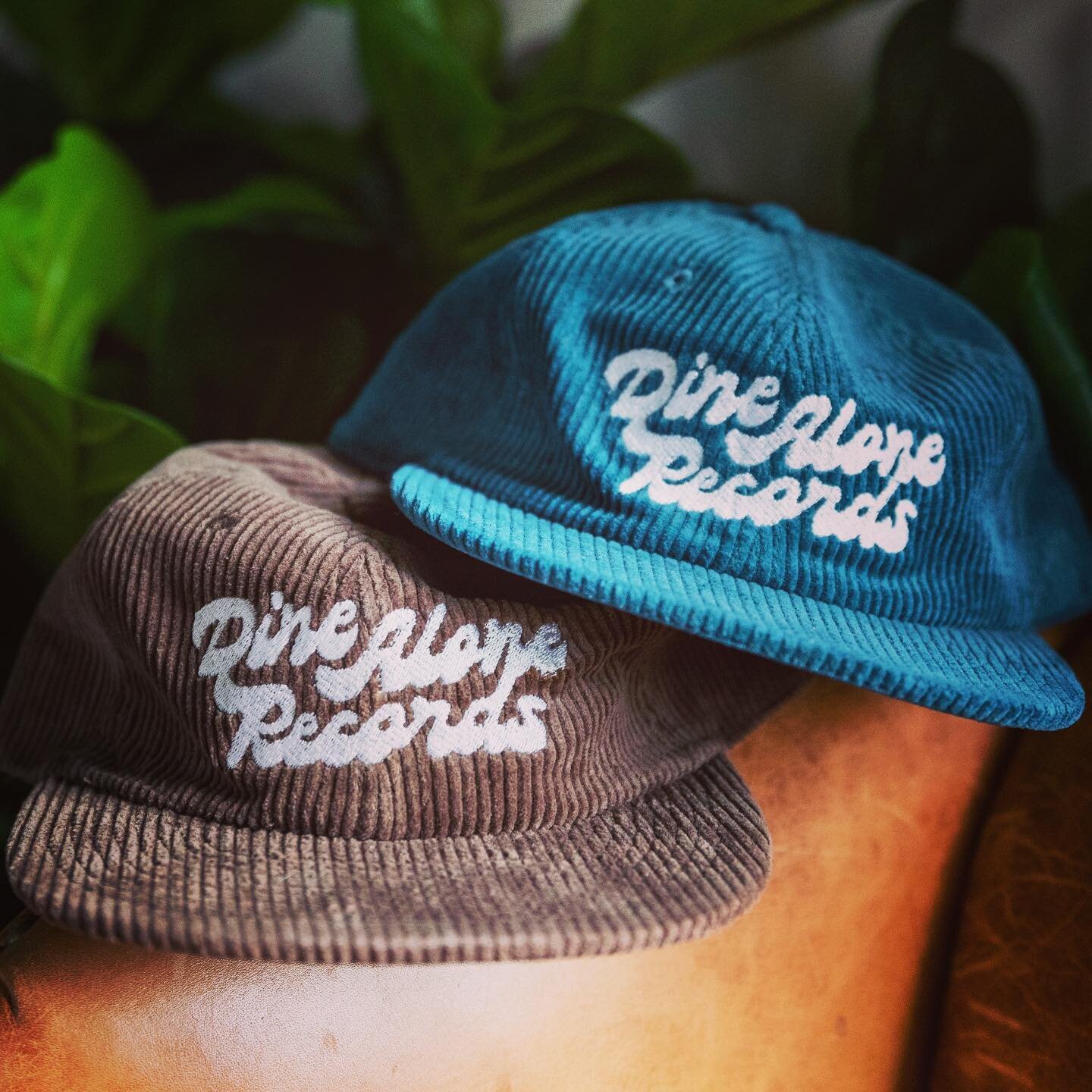 Stoked about these new embroidered corduroy hats for @dinealonestore Lookin' slick 🧢🧢