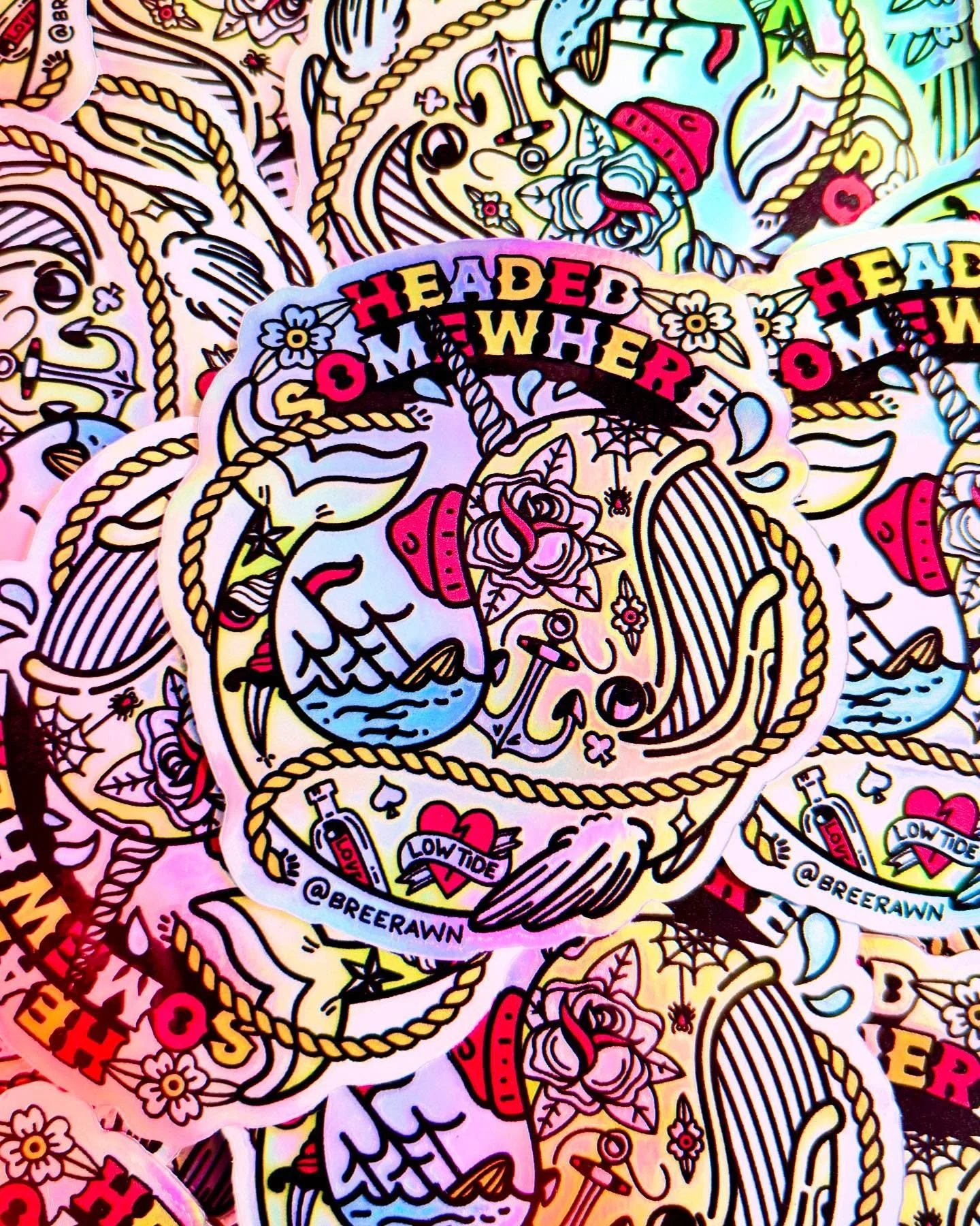 Holographic narwhal sticker fresh out the bag.
See me around? Ask for one! 🐳🐳🐳🏴&zwj;☠️⚓️⚓️⚓️