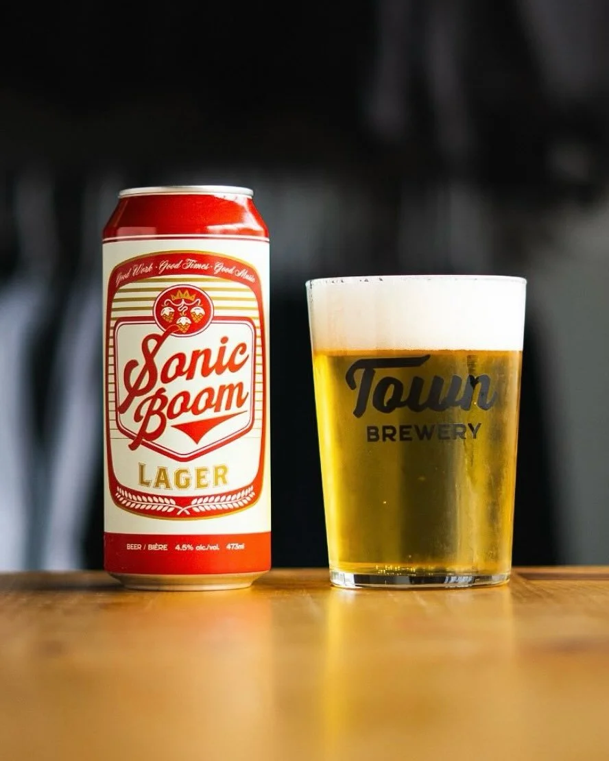 New beer label design from @townbrewery in collaboration with @sonicboommusic 
✨🍺🍺🎶