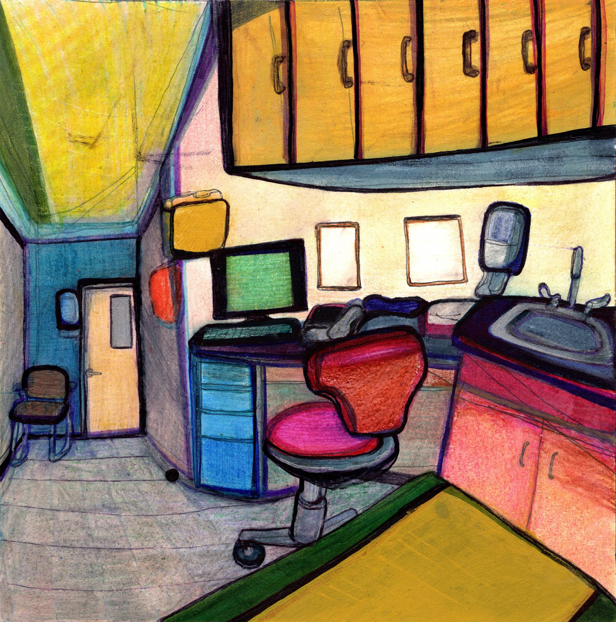  interior of doctors office 