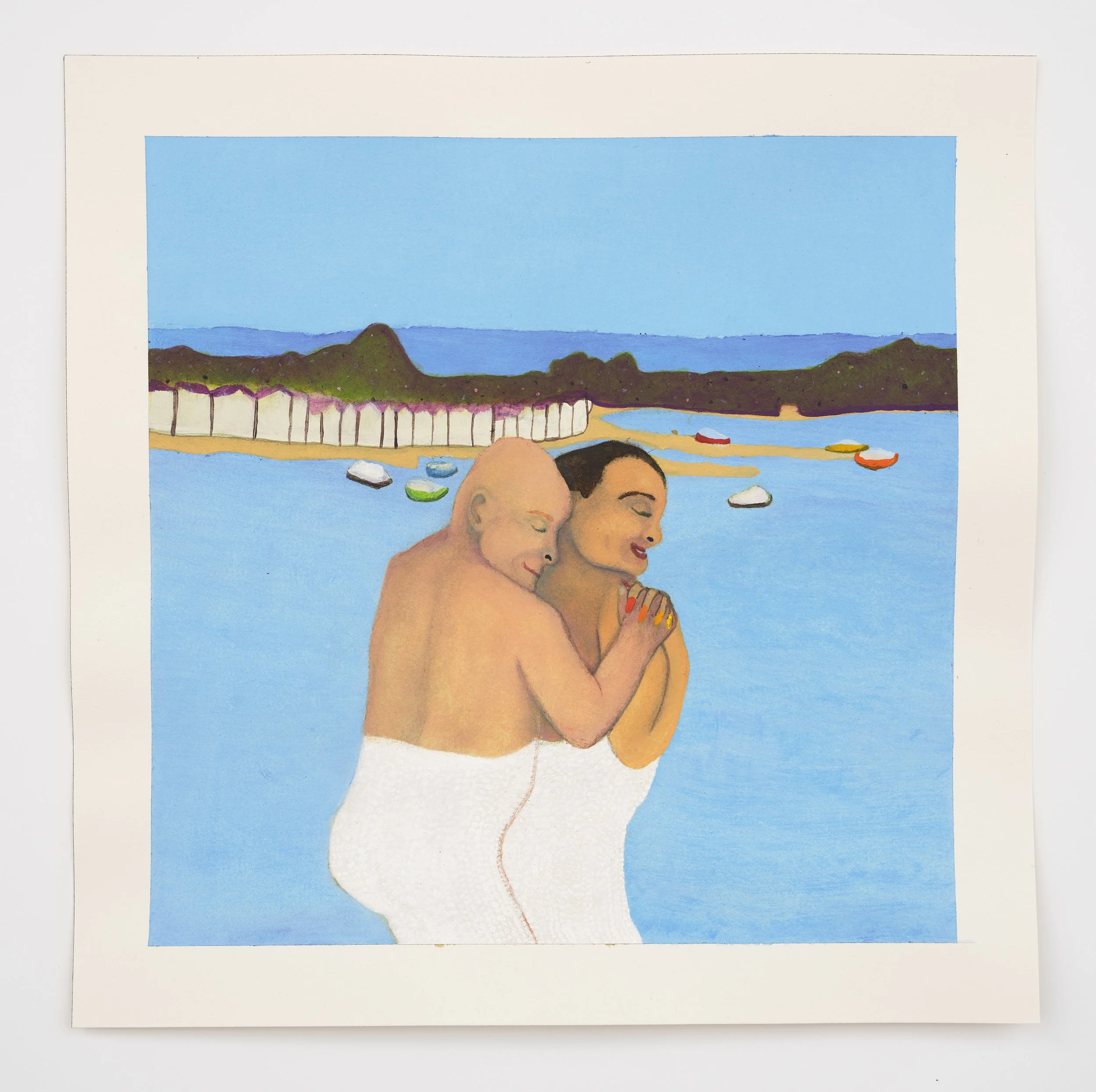 "You Smell Good" acrylic on arches paper 12” x 12” 2024 Joe Paulk ©