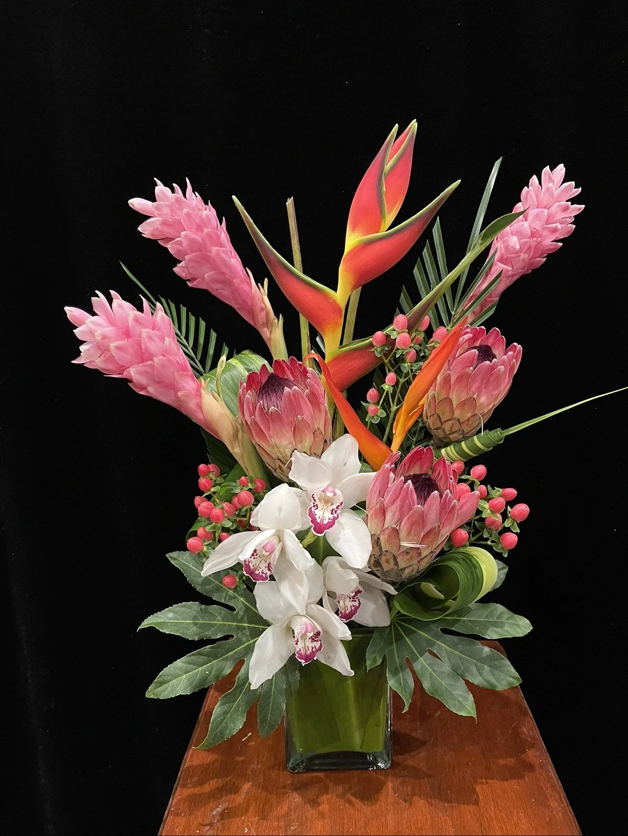 tropical-pink-gingers-protea-orchids-berries.jpeg
