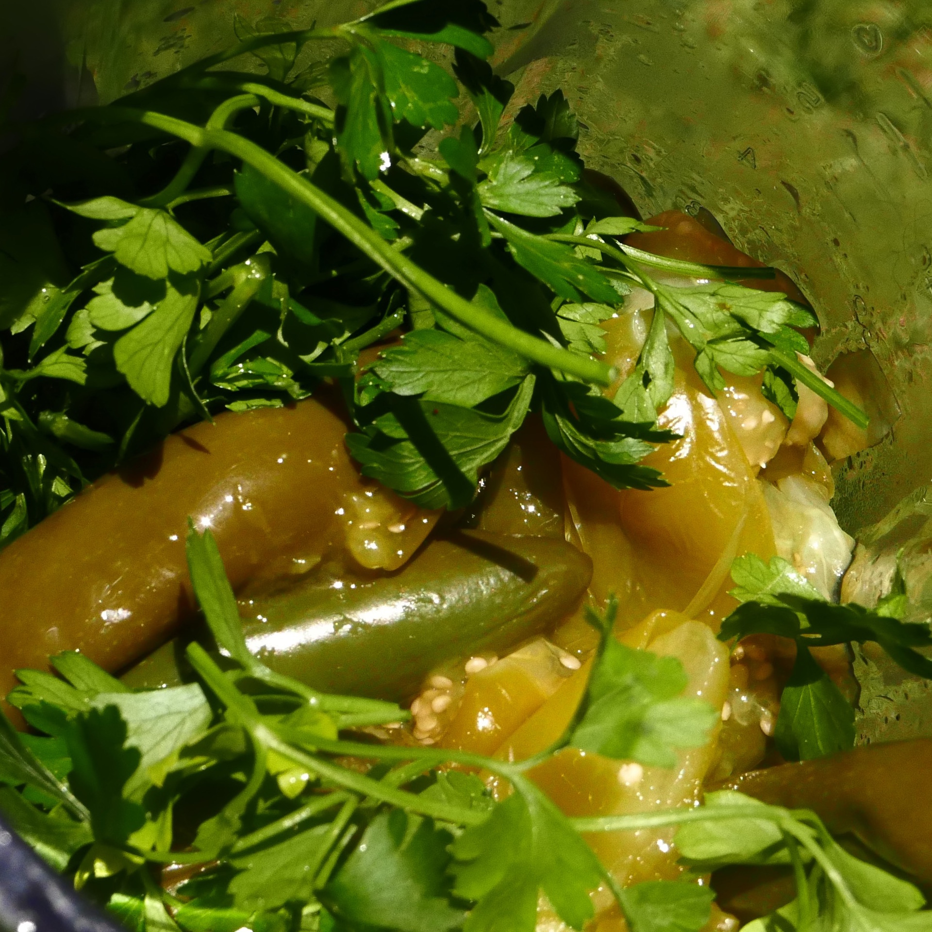 Salsa ingredients in blender about to become a purée. Photo: Gregg McVicar