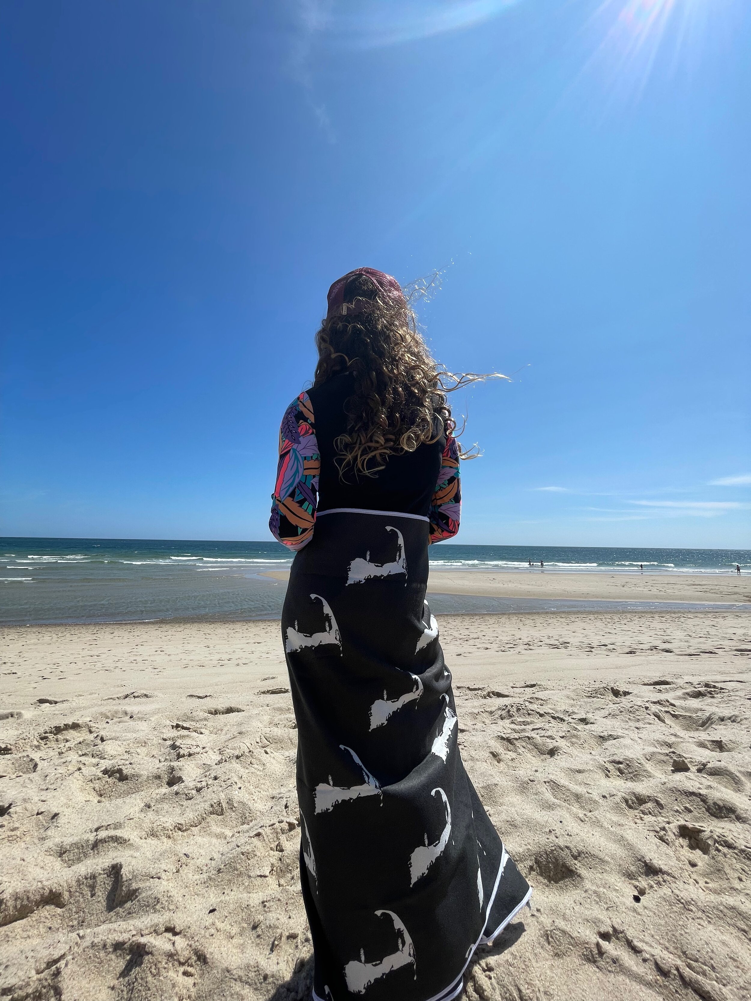 Custom Cape Cod Nomadix Towel — Snowy Owl Coffee Roasters