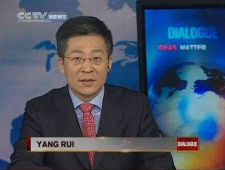 CCTV host Yang Rui came under attack by blogger Charlie Custer after making allegedly xenophobic comments. Photo: CCTV