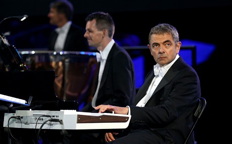 Rowen Atkinson provided a brief moment of comic relief in an otherwise lackluster opening ceremony. Photo: The Telegraph