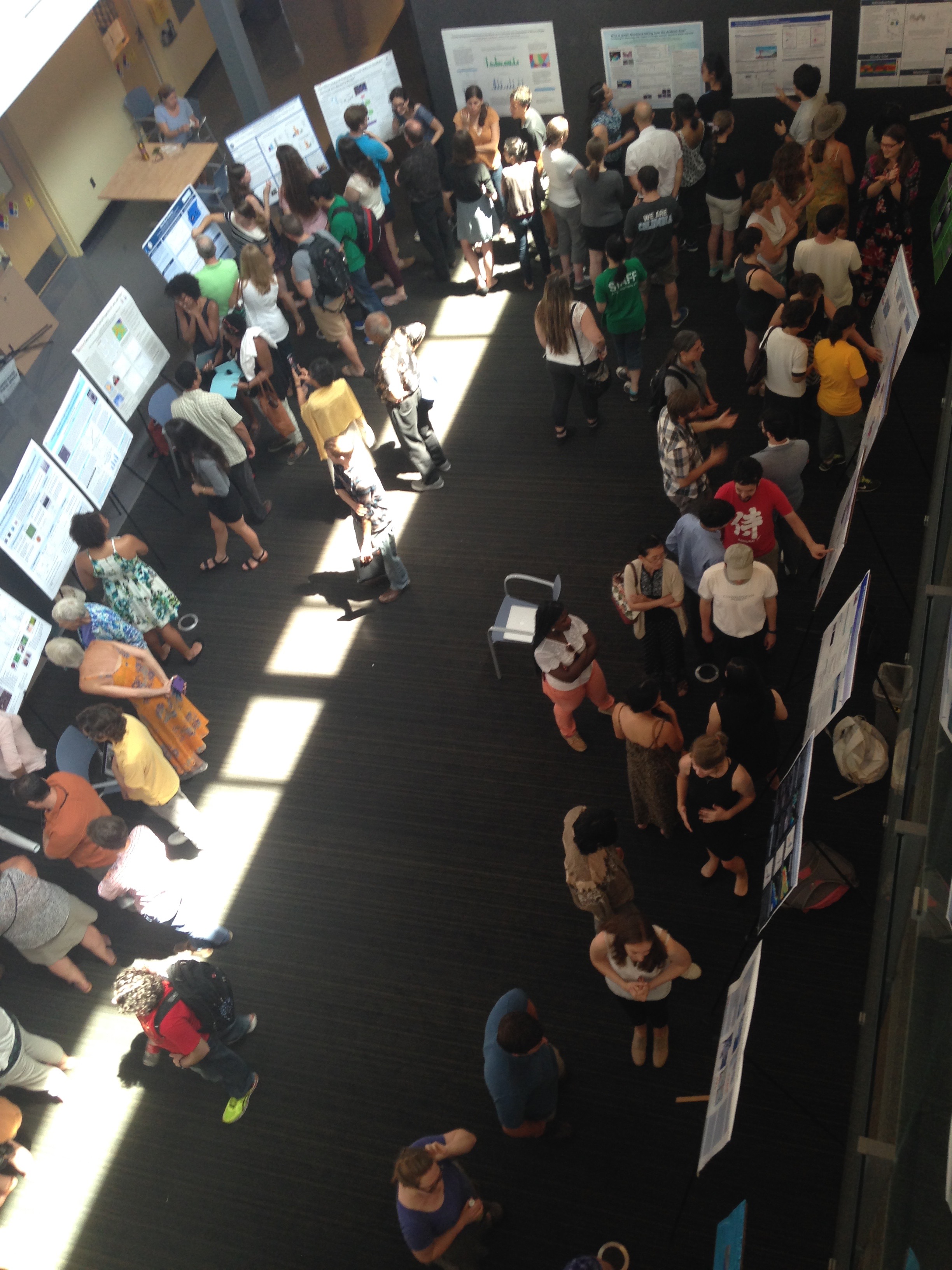Intern poster session in Comer