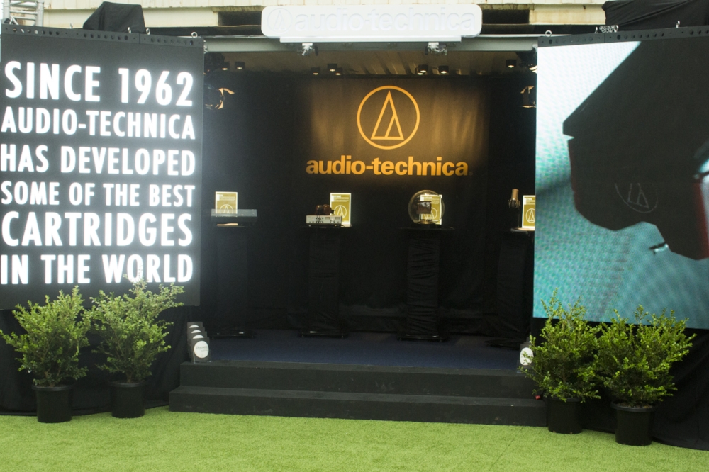 The Audio-Technica display.