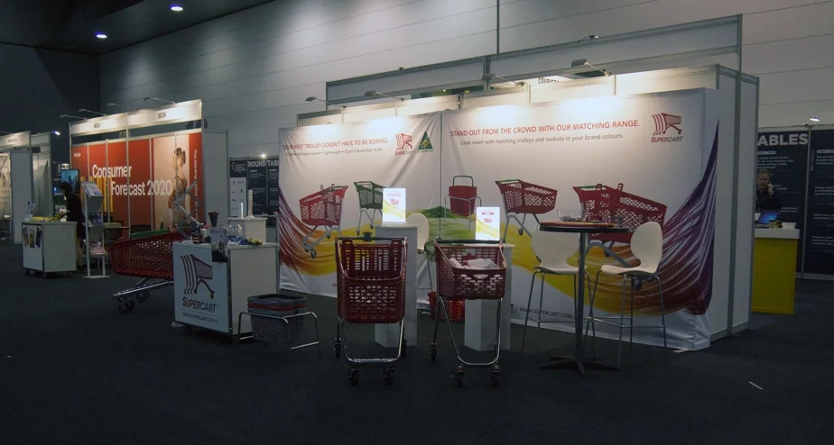 Glowpro® grabs attention on the SuperCart stand at Inside Retail Live 2018.