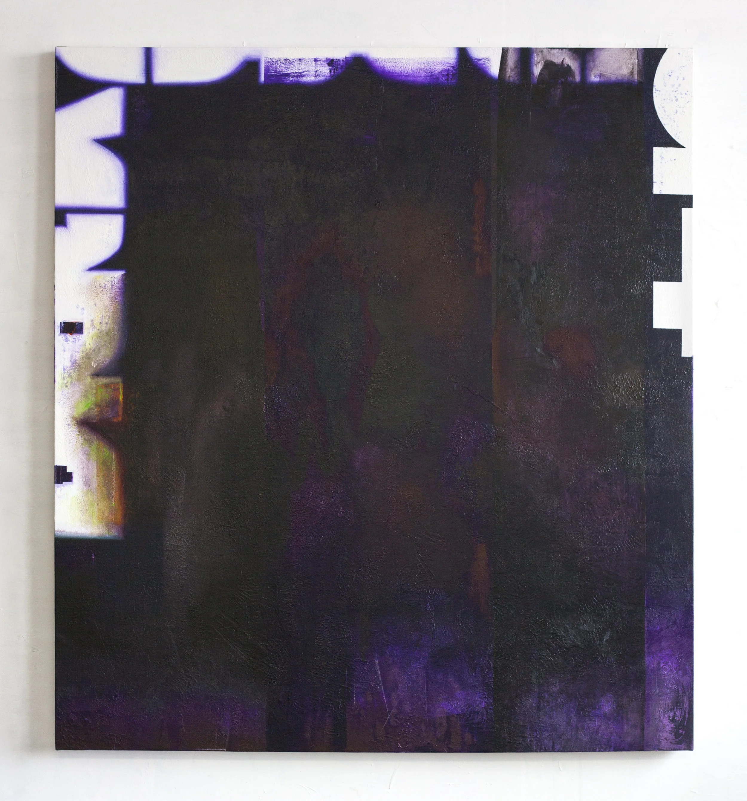 It’s Time Oil and acrylic on canvas 60 x 55 inches 2017