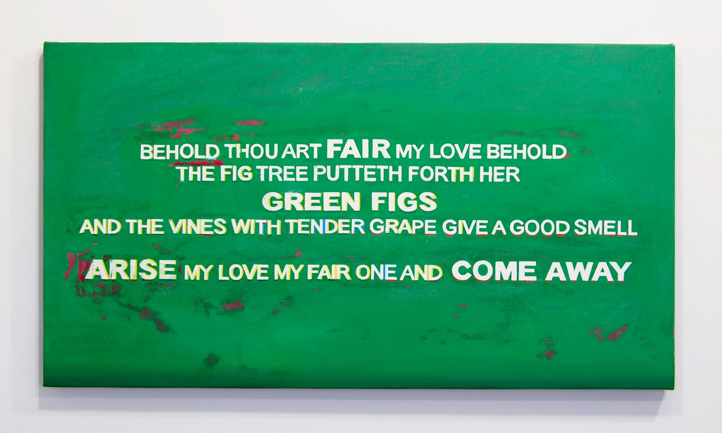 Porno Oil on canvas 24 x 52 inches 2010