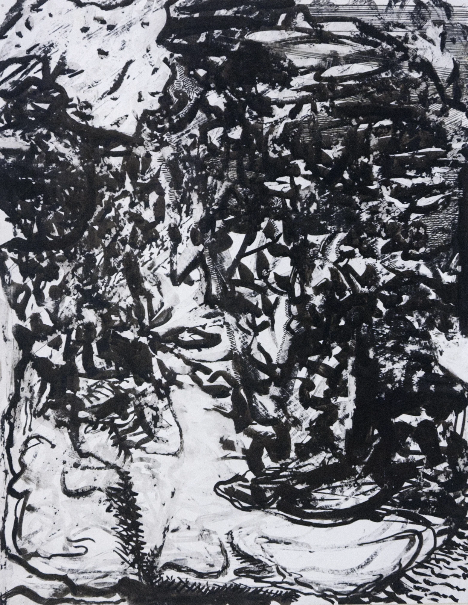 Untitled Sumi ink on paper