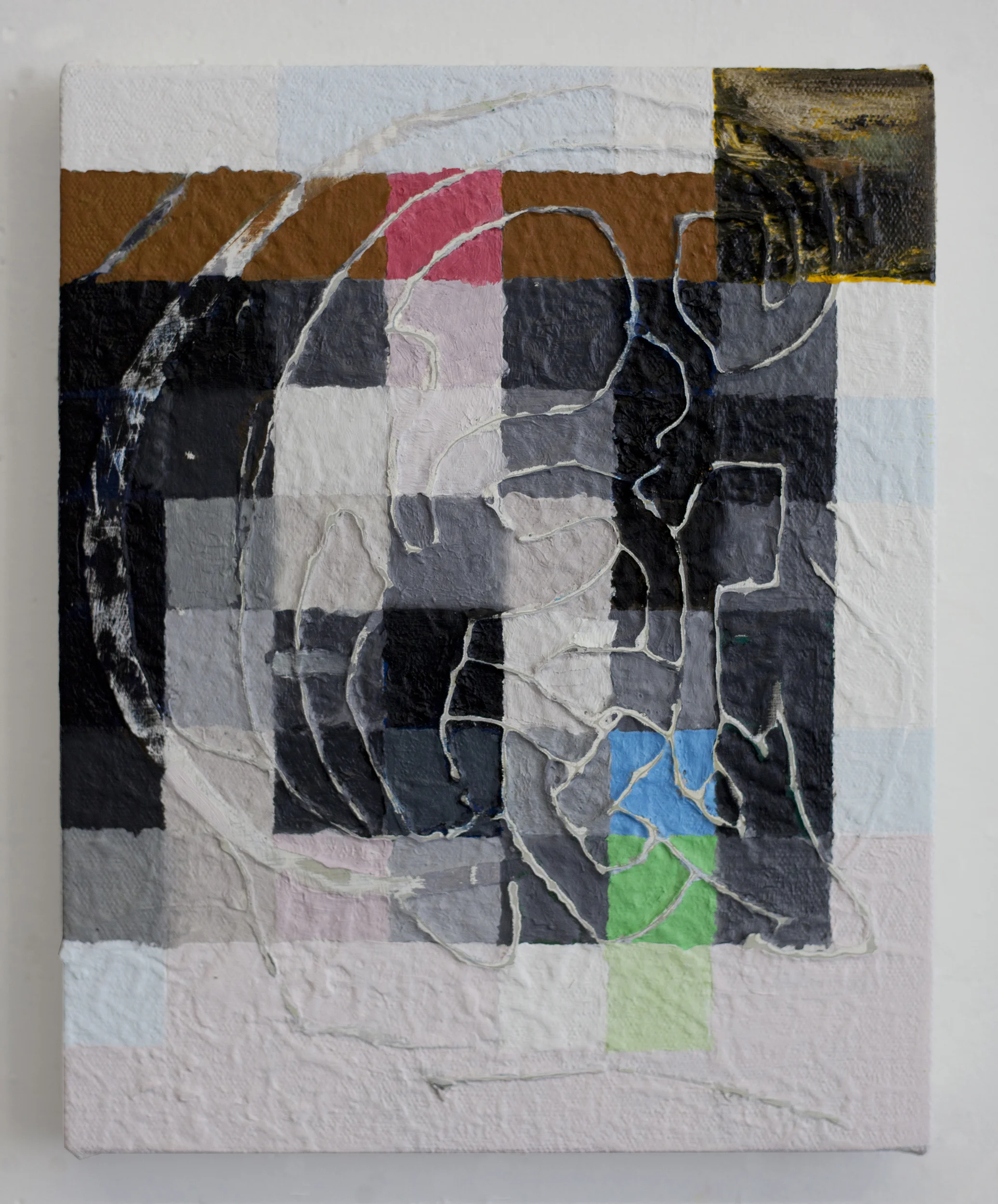 Devourer Oil and acrylic on canvas 10 x 8 inches 2017