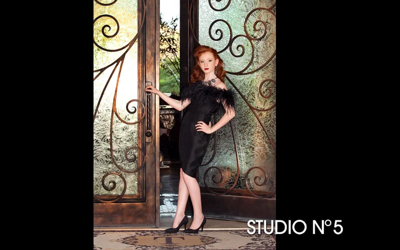 Tyler's Pre-Bat Mitzvah photo session was all about glamour!