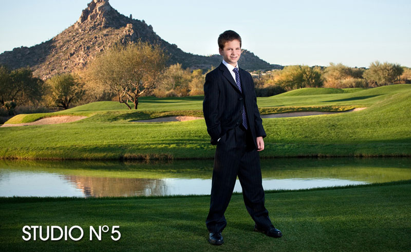 Troon Country Club in Scottsdale. Family portraits..