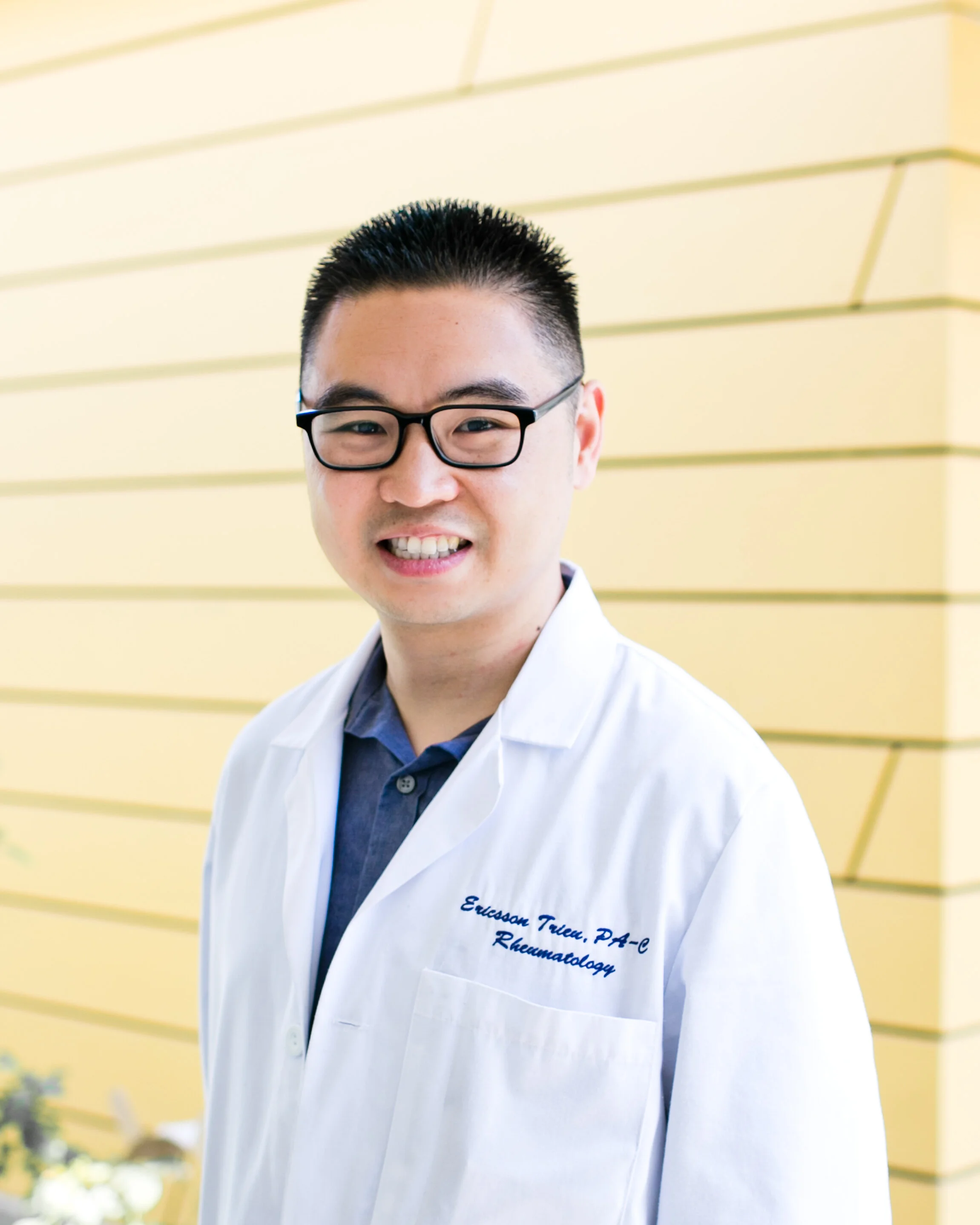 Ericsson Trieu, PA-C, physician assistant in rheumatology at Amicus Arthritis & Osteoporosis Center