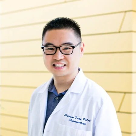 Ericsson Trieu, PA-C, physician assistant in rheumatology at Amicus Arthritis & Osteoporosis Center