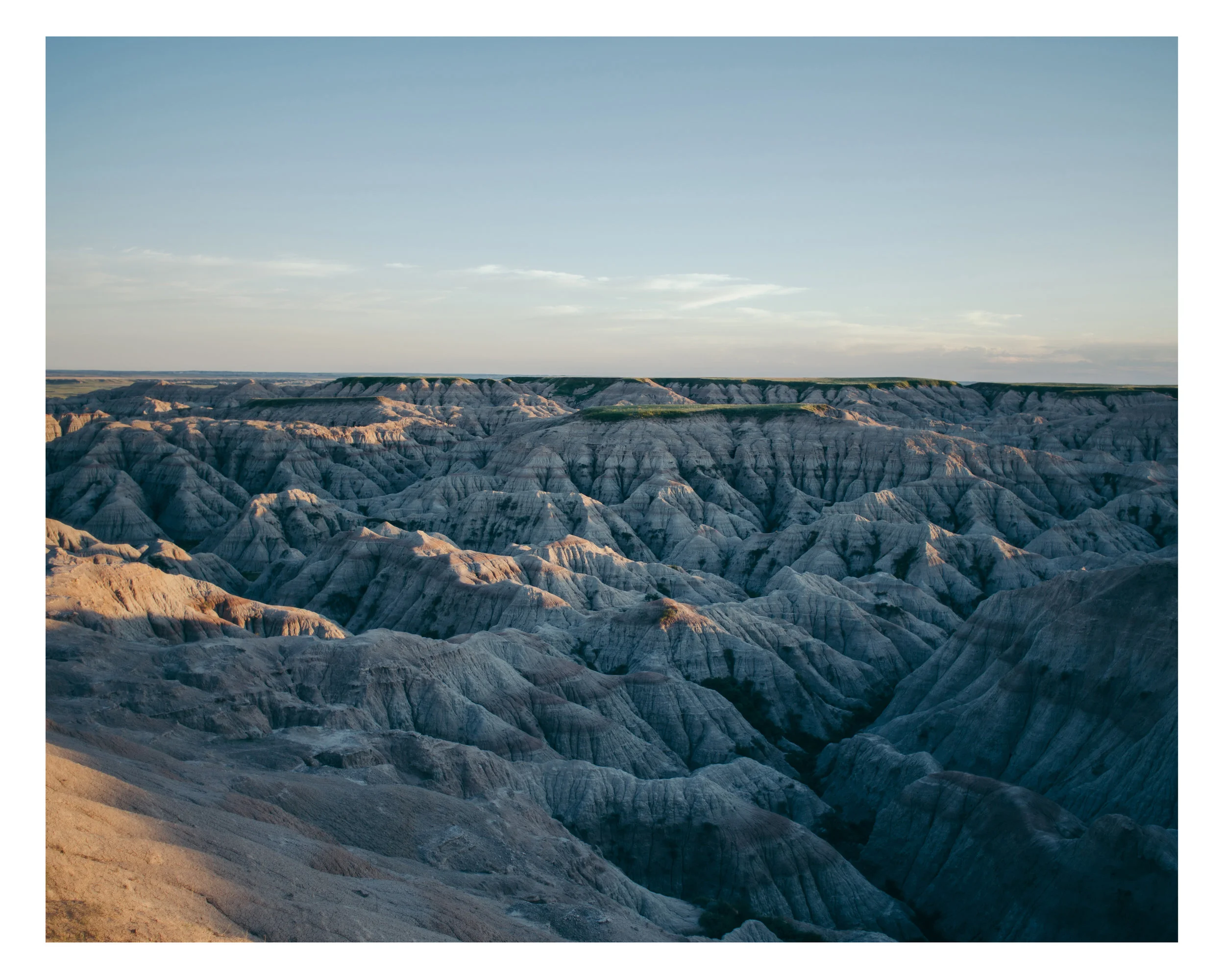 Sunset in the Badlands