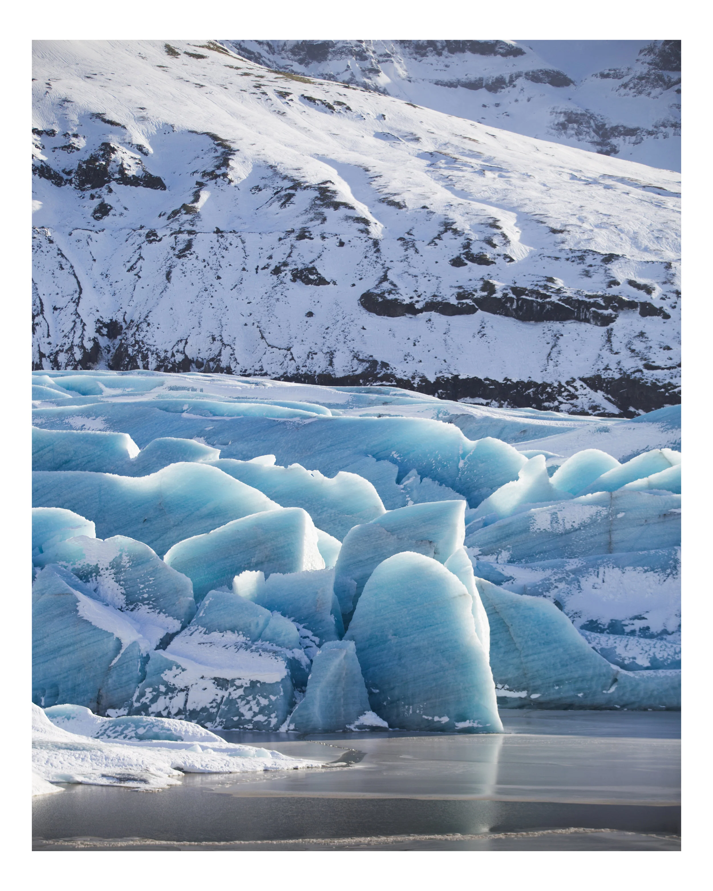 Foot of a glacier
