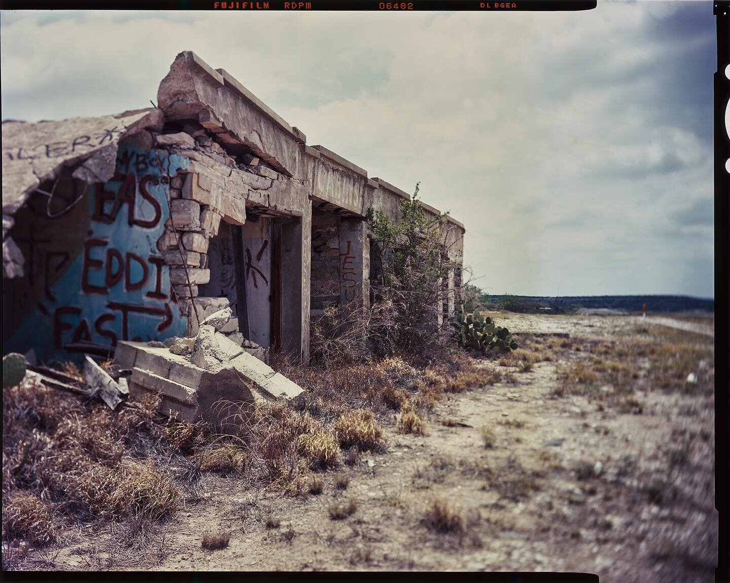 West Texas ruins 
&mdash;
Expired #fujifilm E6 #4x5film @lonestardarkroom #ruins #westtexas #forgotten