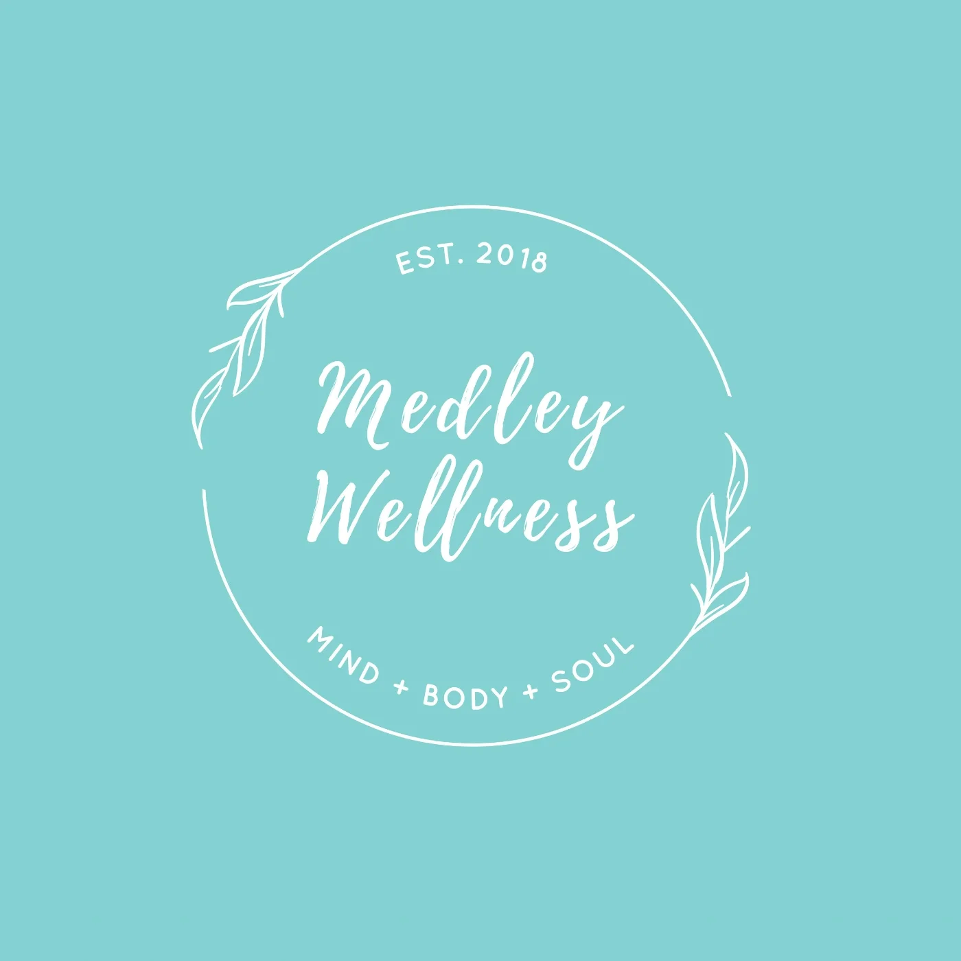 Medley Wellness Consultants-Circle Logo Design-Final_White on Mint.jpg