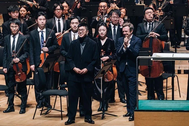 What a week it&rsquo;s been bringing &ldquo;Aureate Skylines&rdquo; to life! So grateful to Maestro Daniel Harding and his world-class team for drawing out all the details 🙏, to the @guangzhousymphony for commissioning the piece, to the @ymcg2024 or