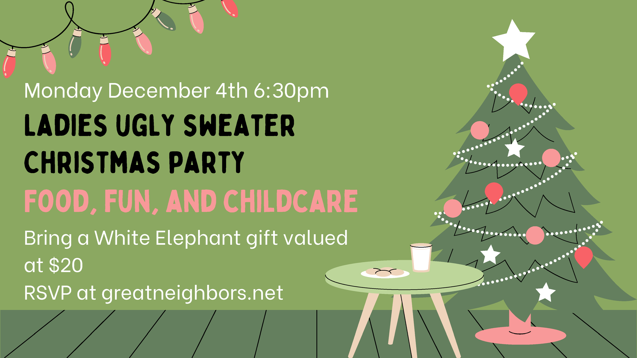 Women's Table Groups Christmas Party