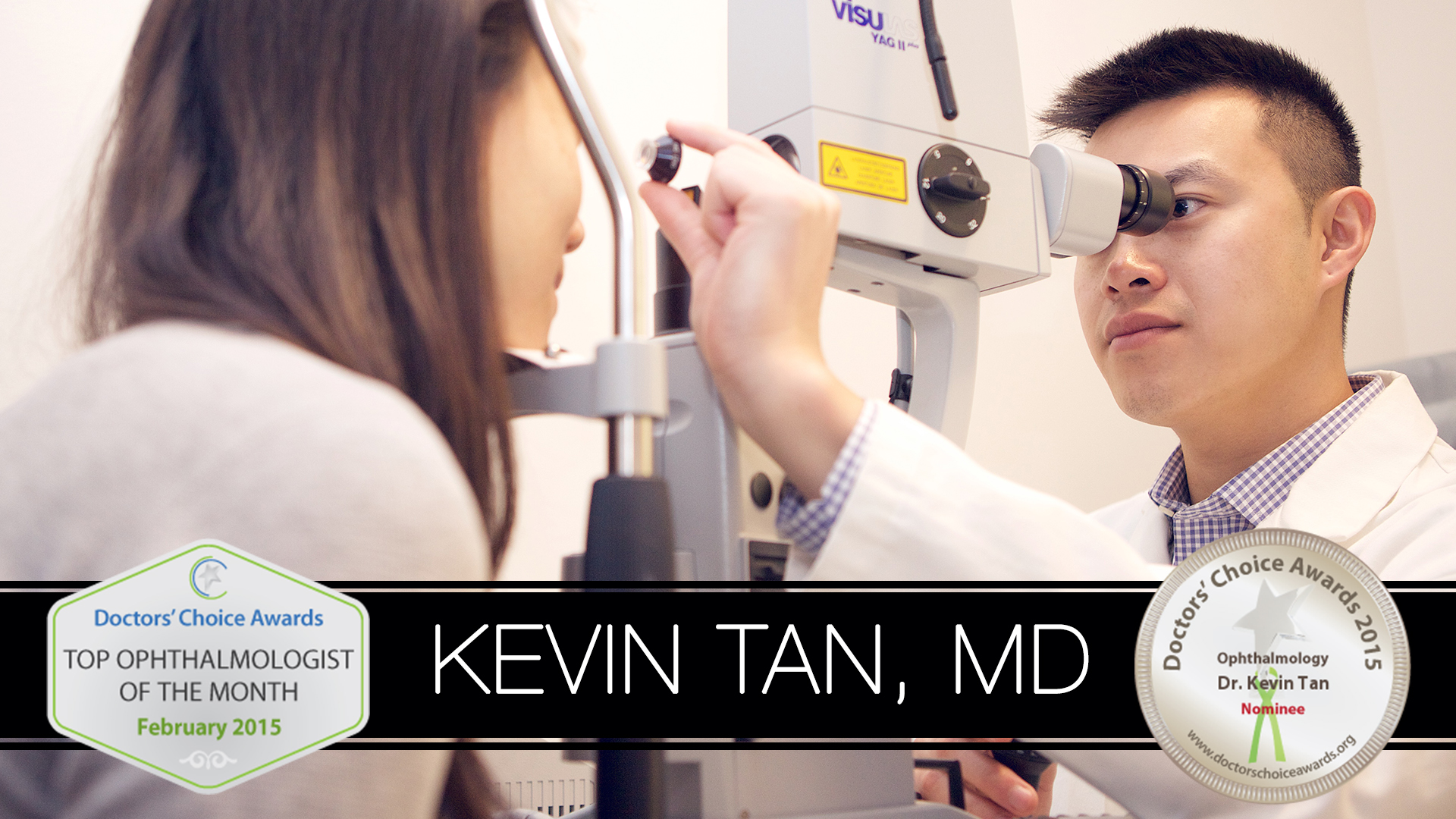 Dr. Kevin Tan awarded Top Ophthalmologist by Doctors' Choice Awards 2015