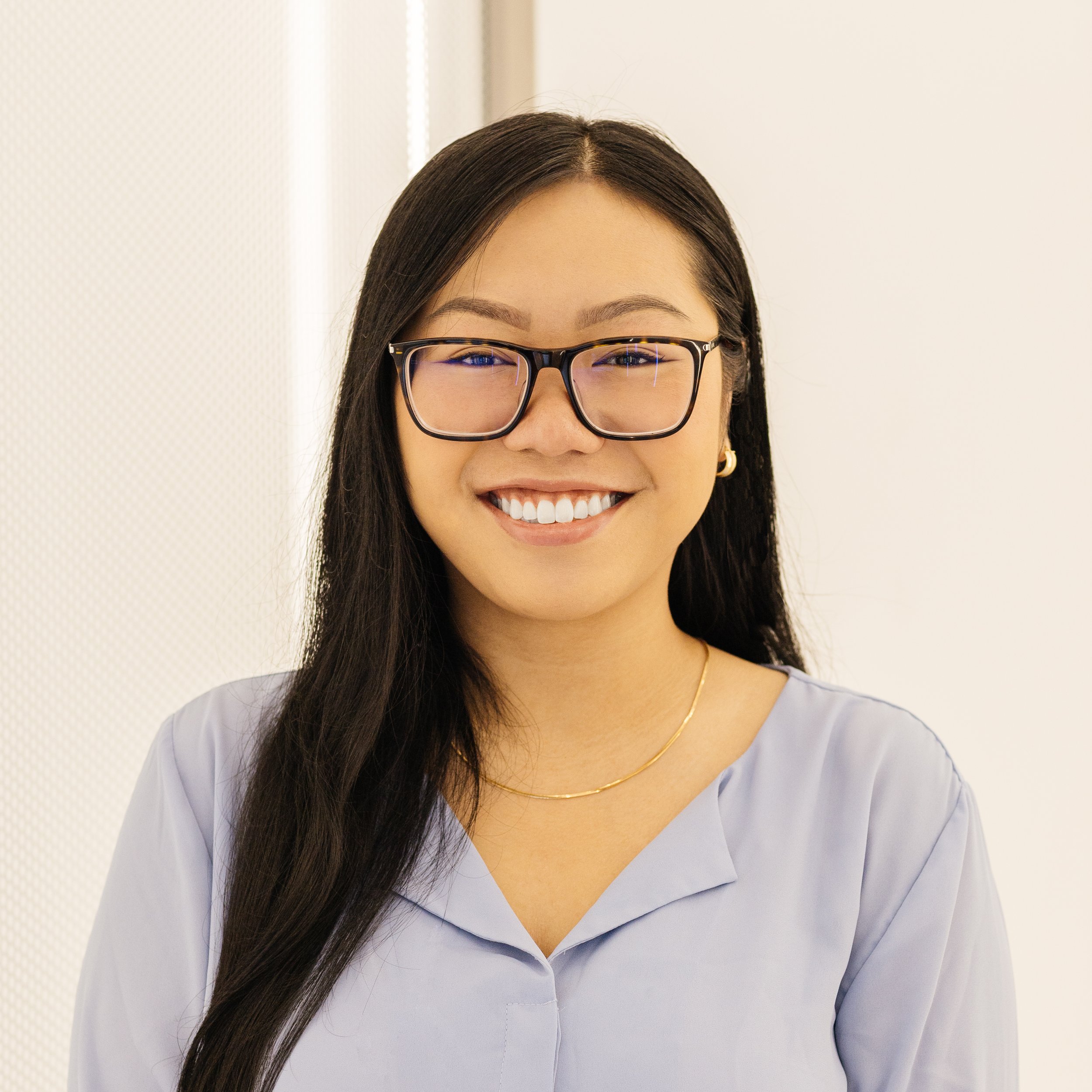 Dhita, receptionist at Eyecare Associates of San Francisco