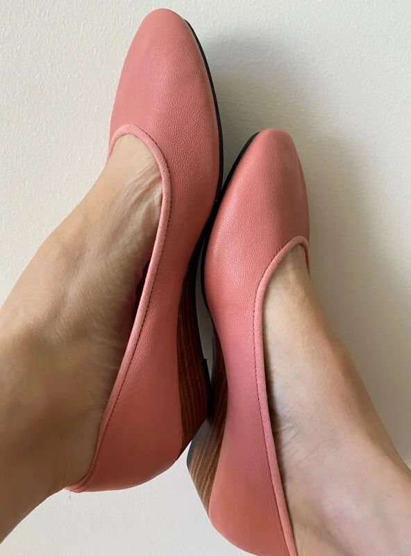 ANNA- Blush Leather