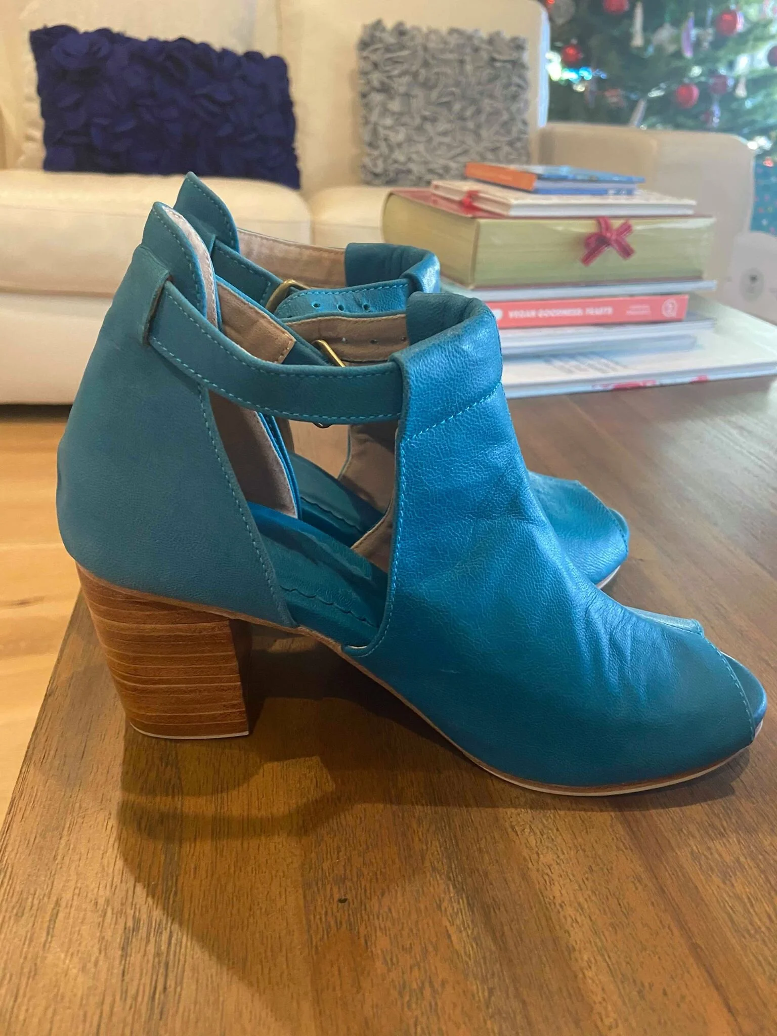 SIA- Petrol Blue Leather