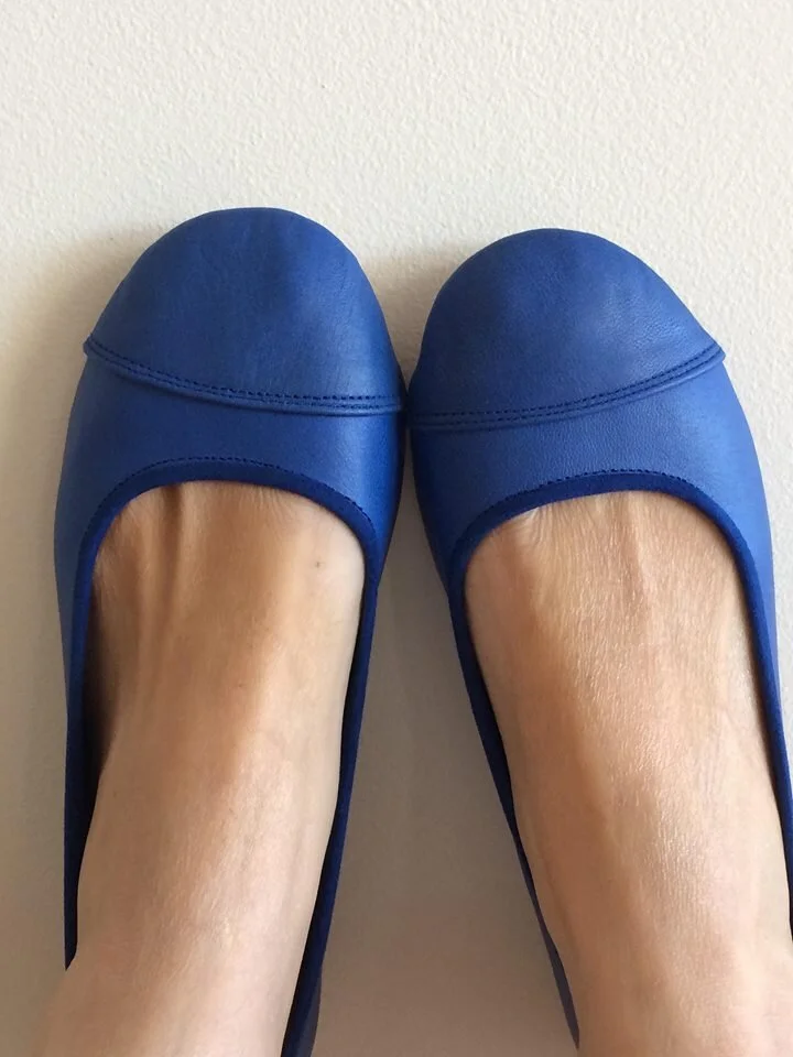 LUNAR- Cobalt Blue Leather