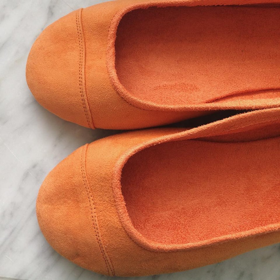 LUNAR- Tangerine Suede