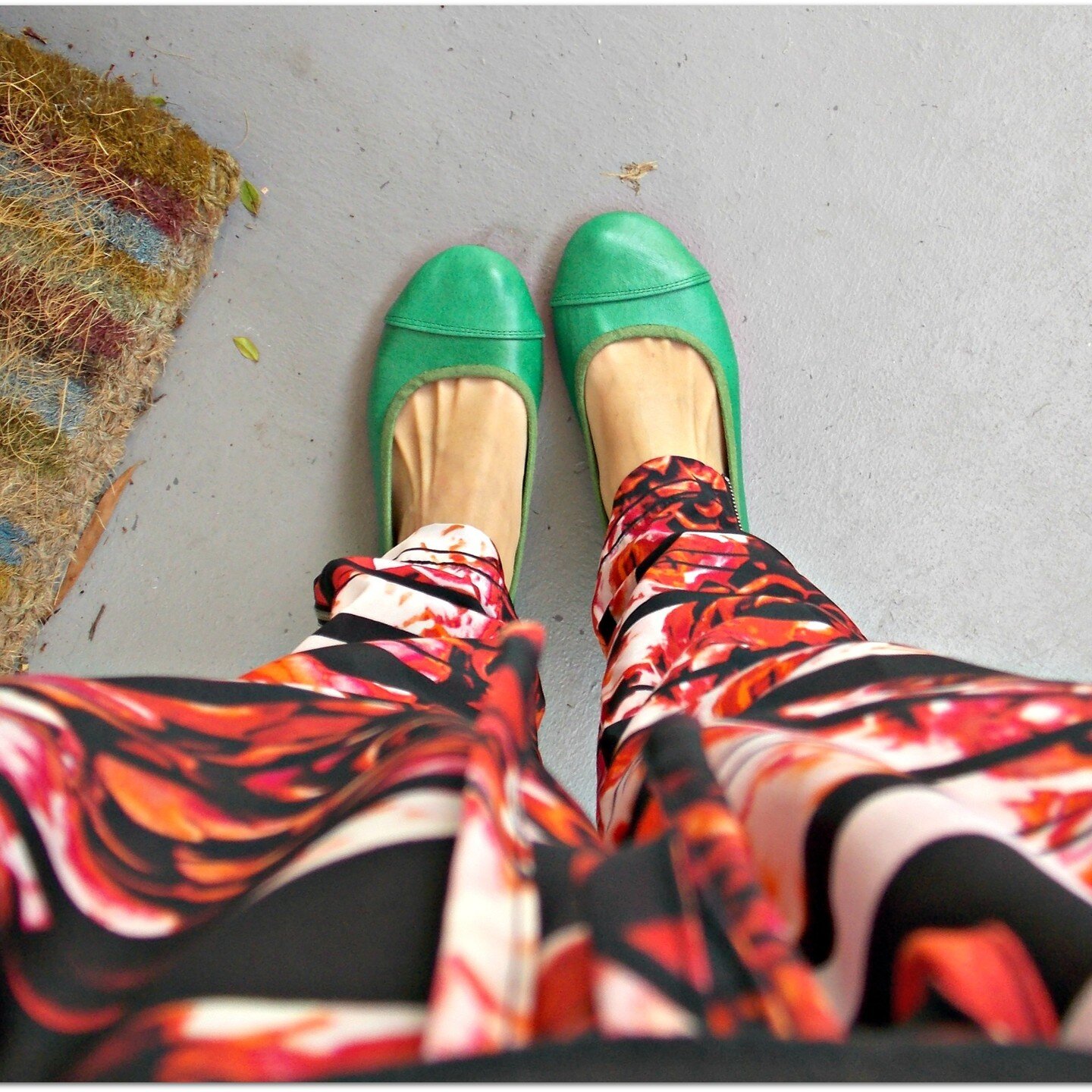 Our Lunar Sea-green flats have returned to stock.