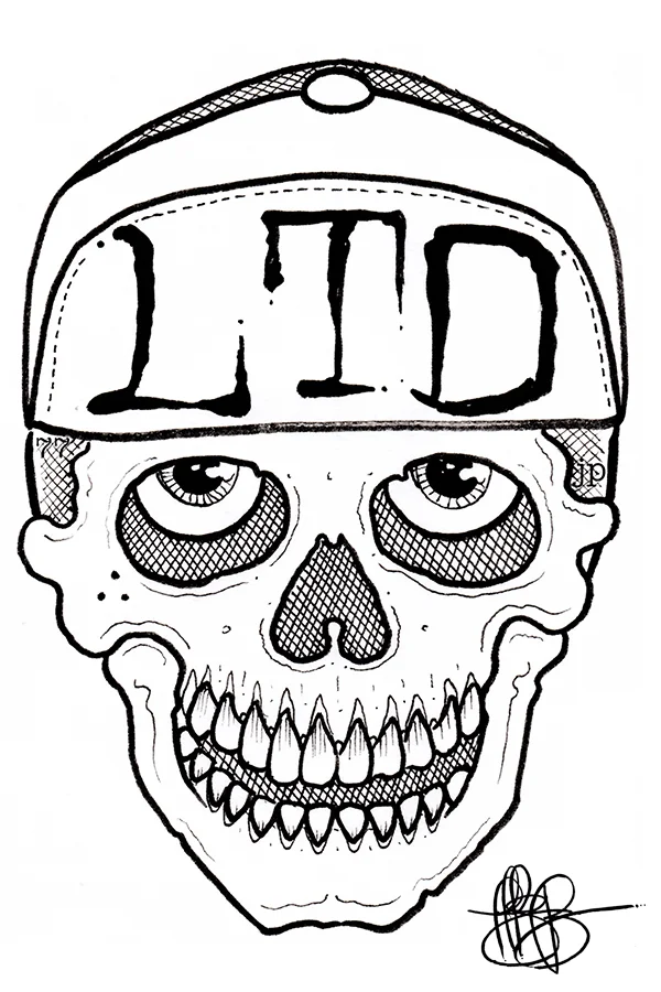 Jeffery-Page-Tattoo-Artist-Fine-Los-Angeles-LTD-Skull-Livin-The-Dream-OG-PUNK-GANGSTER.jpg