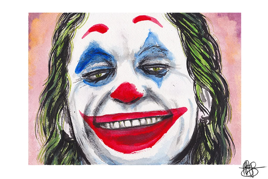 Joker - Joaquin Phoenix ToothBrush Theory Art Jeffery Page Los Angeles Artist