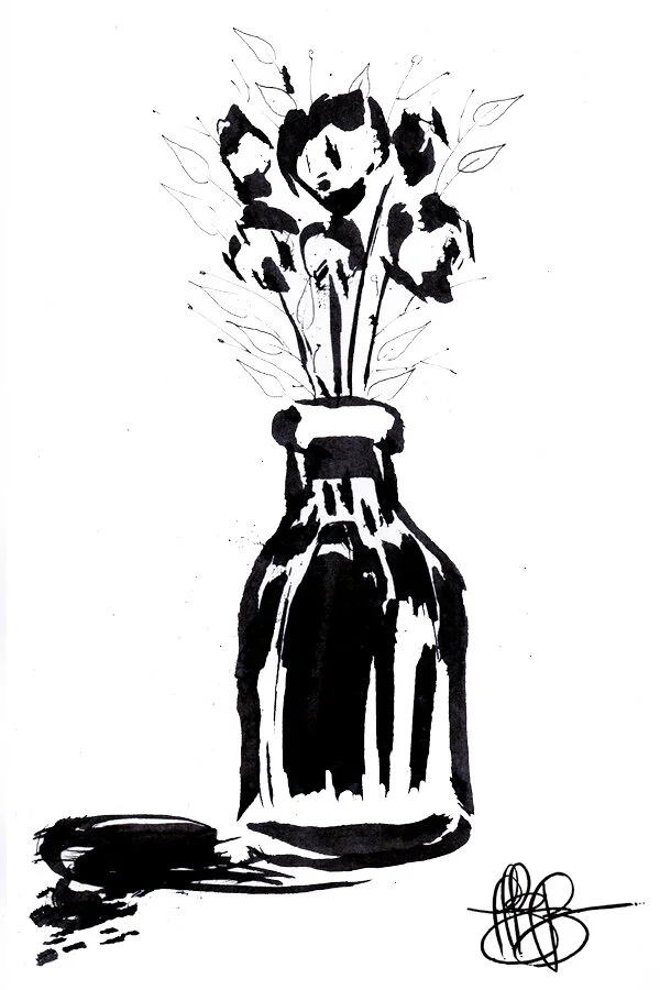 Toothbrush Theory Drawing Jeffery Page Los Angeles Artist