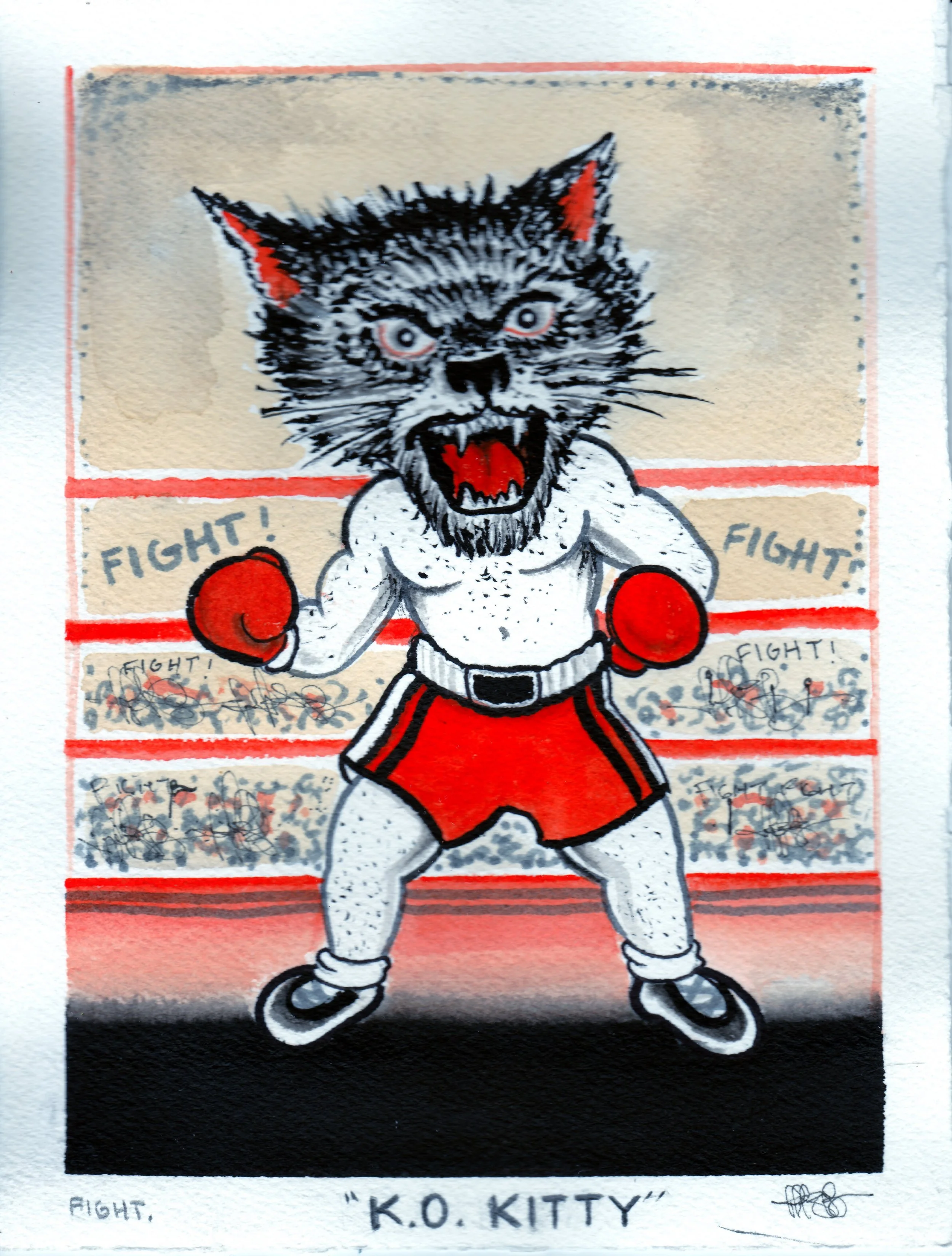 Jeffery-Page-Portfolio-Los-Angeles-Artisit-Tattoo-Avant-Garde-Provocateur-LA-DTLA_South-Bay-California-Morning-Coffee-Projects-Cat-Boxer.jpeg