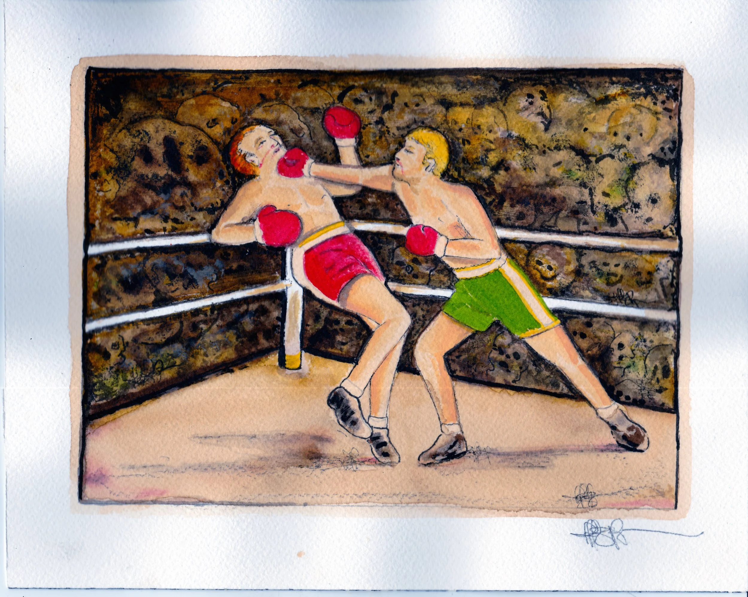 Jeffery-Page-Portfolio-Los-Angeles-Artisit-Tattoo-Avant-Garde-Provocateur-LA-DTLA_South-Bay-California-Morning-Coffee-Projects-Boxing-Study-Hook-Jab.jpeg