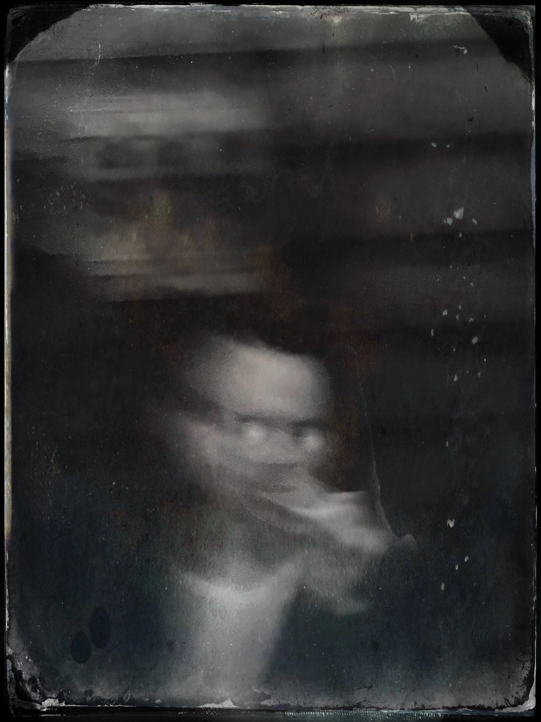 Portrait Photo of Jeffery Page Avant Garde Provocateur Los Angeles Artist by world famous Punk Rock Photographer Ed Colver in highland park with spirits