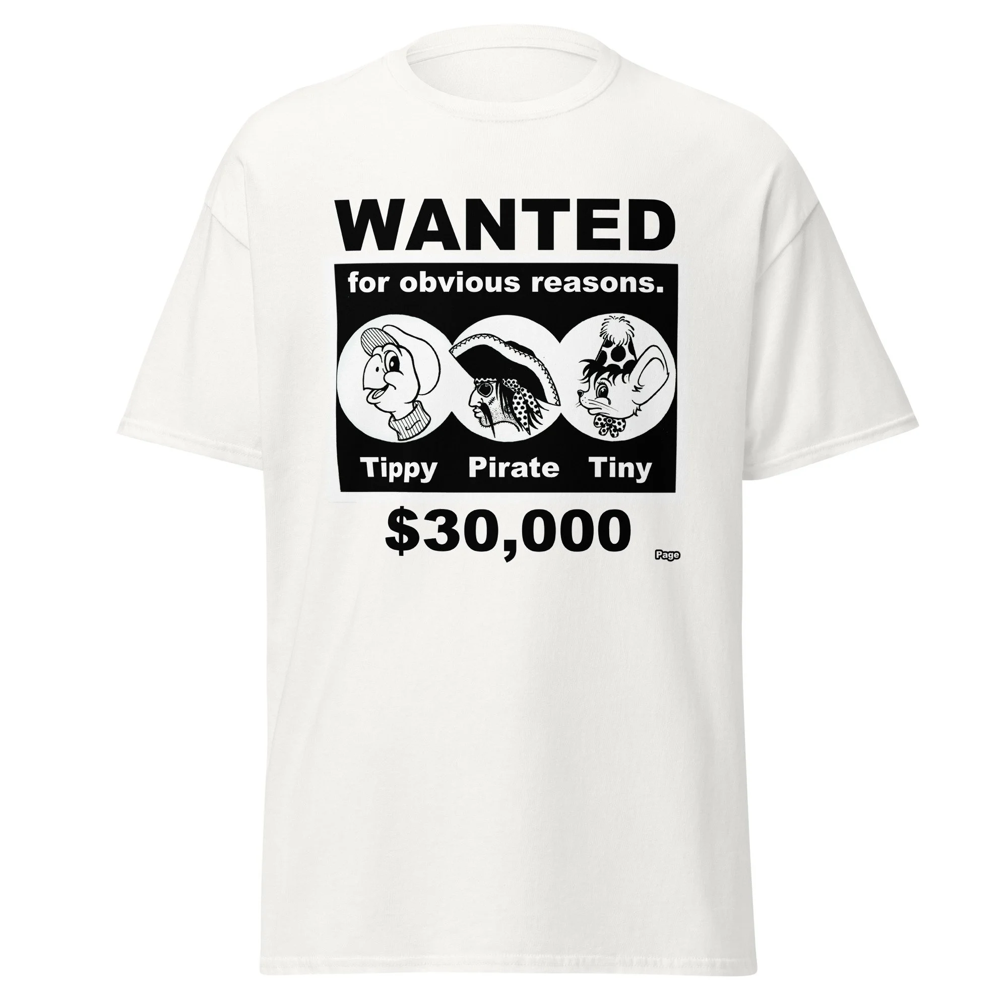 Wanted by Jeffery Page Unisex classic tee