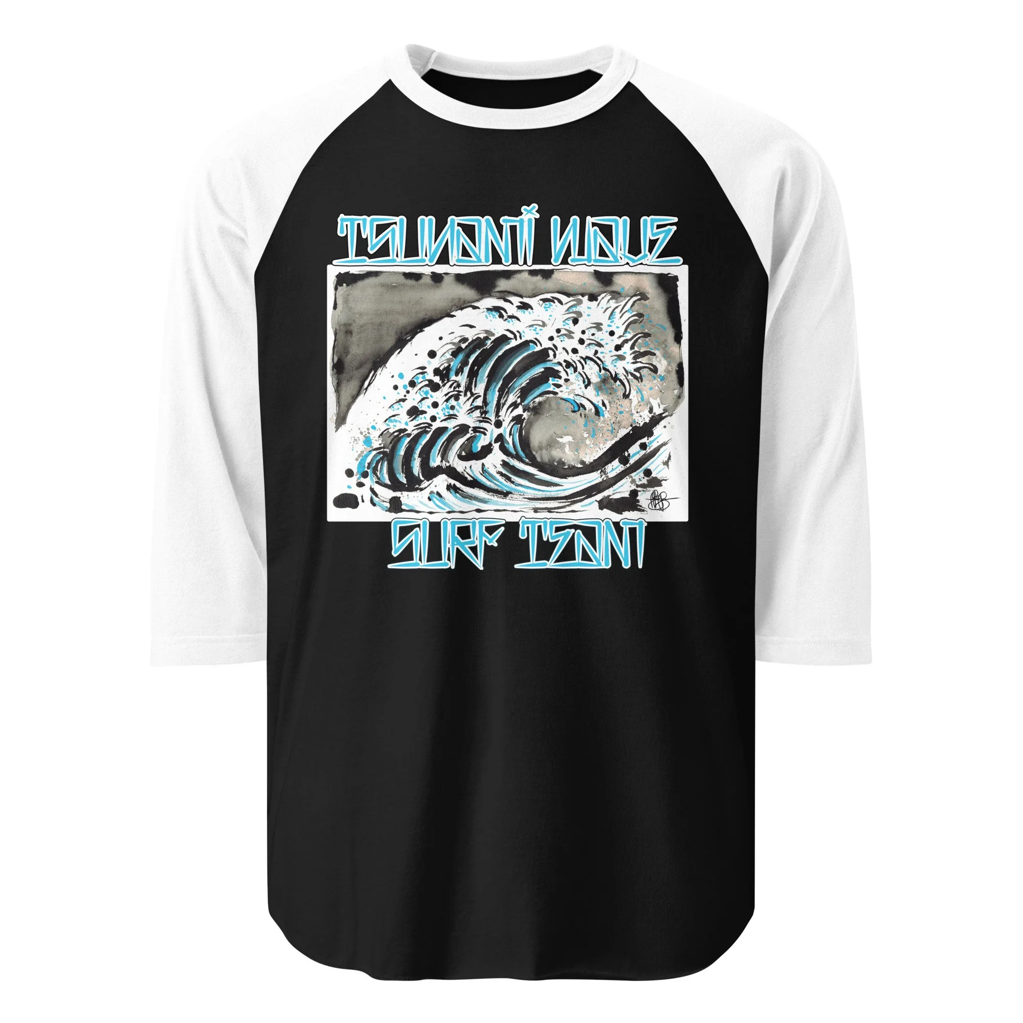 unisex-34-sleeve-raglan-shirt-black-white-front-6a4bf81a0792f.jpg