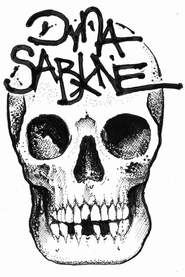 Dyna Sabine Ink on paper by Los Angeles Artist Jeffery Page