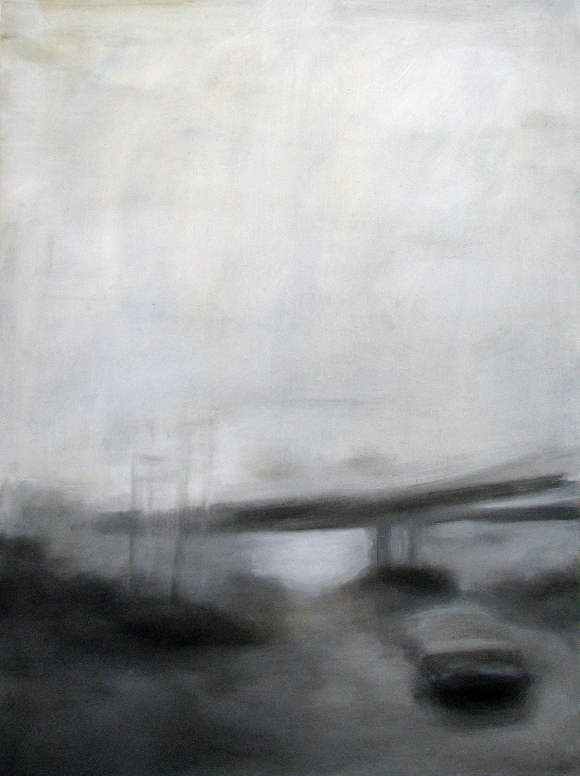  “The Forgetting Curve (Stage 5)”  oil on wood panel  36” x 48"  2009 