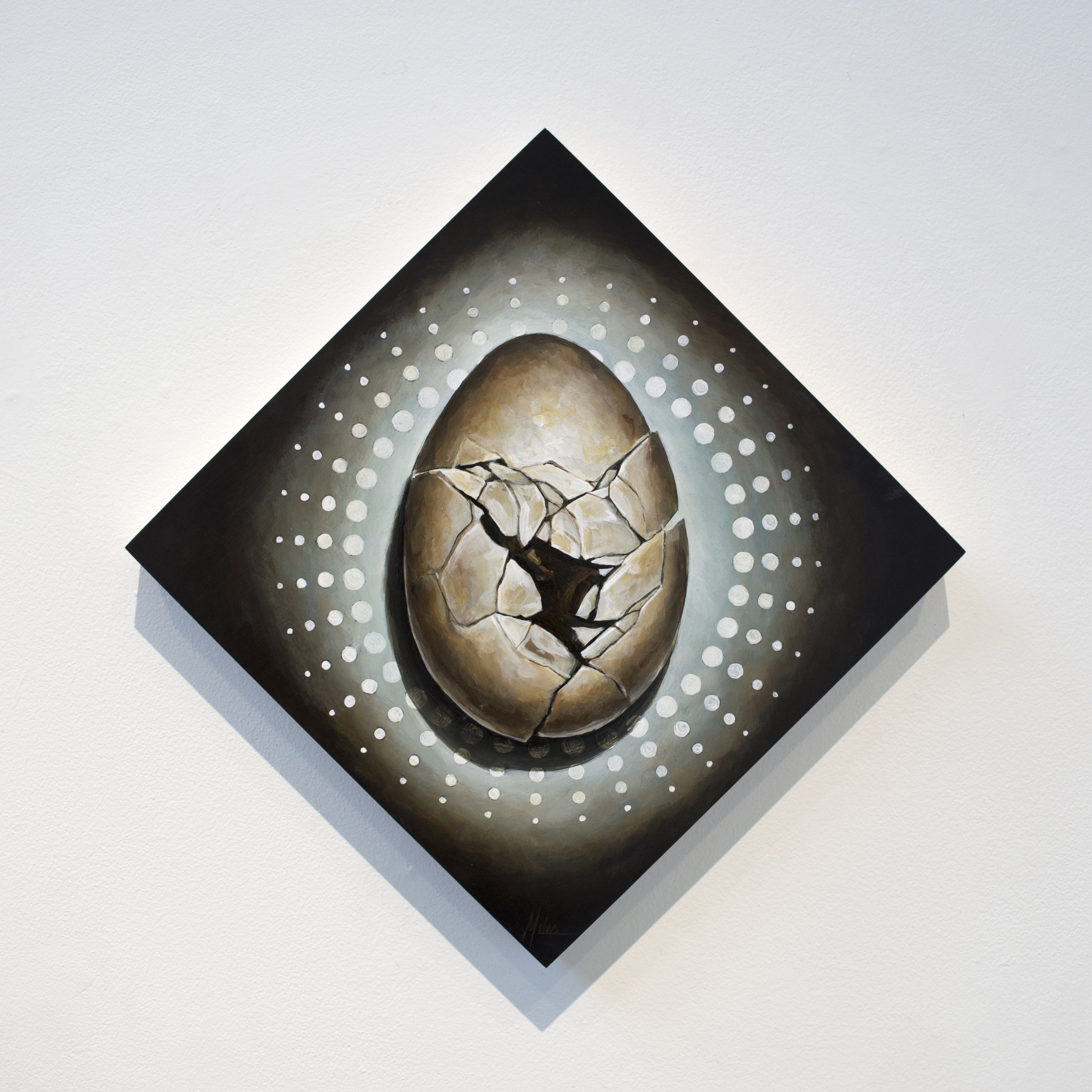   Cosmos   acrylic on panel  12” x 12” 