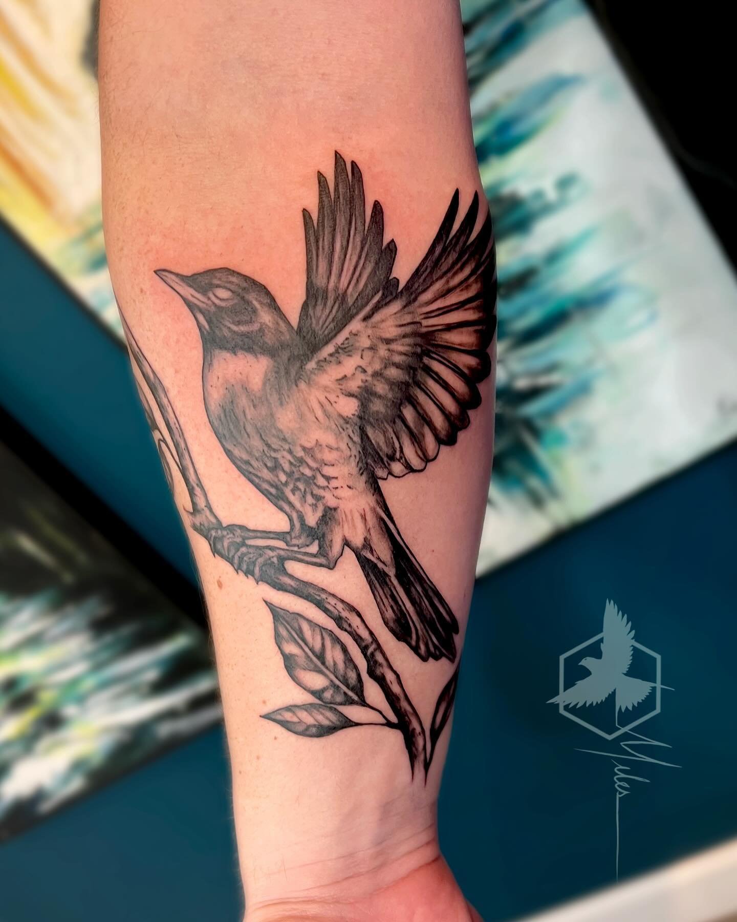 American Robin

An exciting first tattoo and start to this sleeve representing family through state birds. Thank you for your trust Justin!