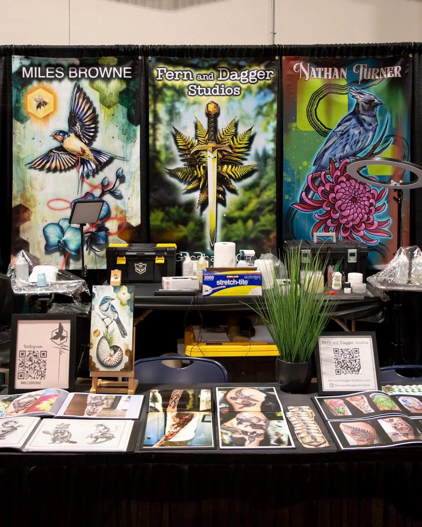 I&rsquo;m excited to be back for another year at the Evergreen Tattoo Invitational in Eugene, OR!  It&rsquo;s currently going on this weekend, March 14 - 16.

Nathan and I are all set up and will be here with flash designs available.

Hours:
Friday: 