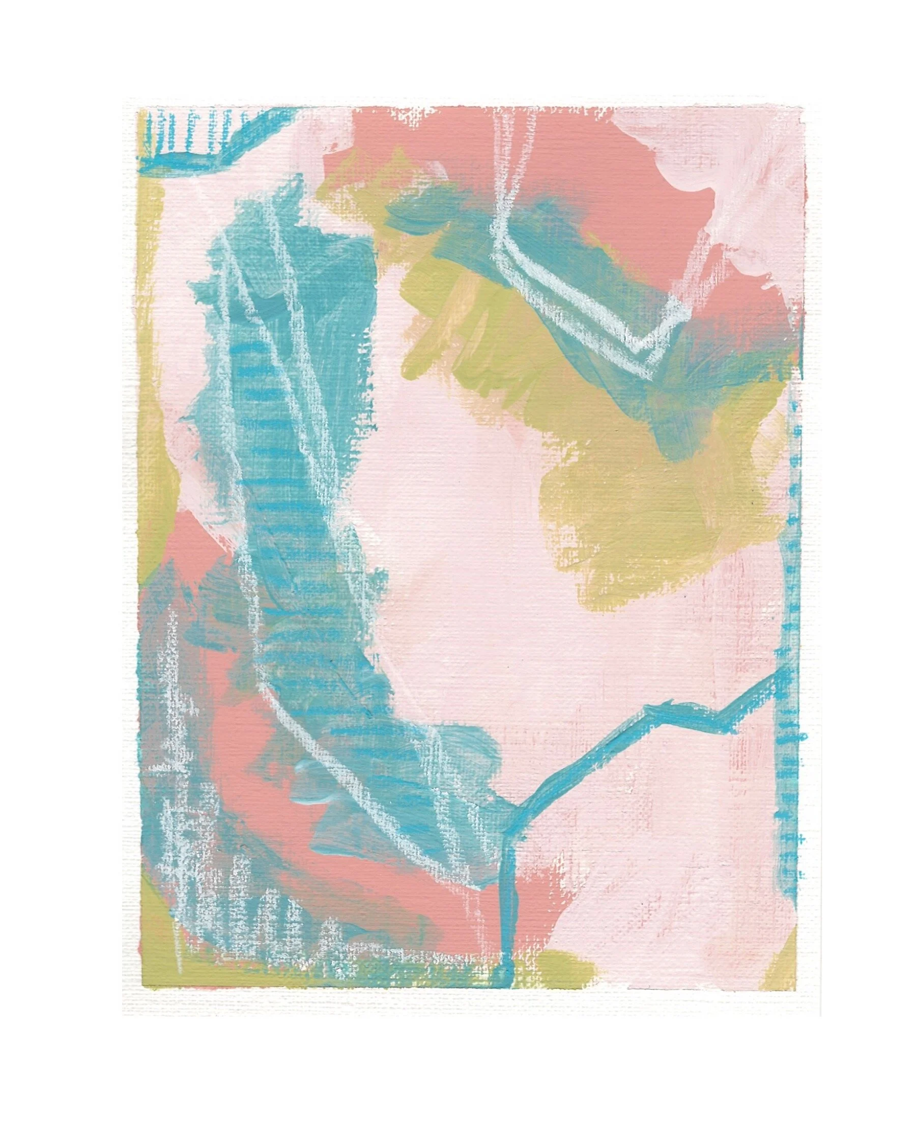 Mini Abstract Series 5 by Golbou Rad Art
mini art, abstract painting, artist, abstract art, golbou rad, women artists, affordable art, acrylic painting, minimal art, mixed media