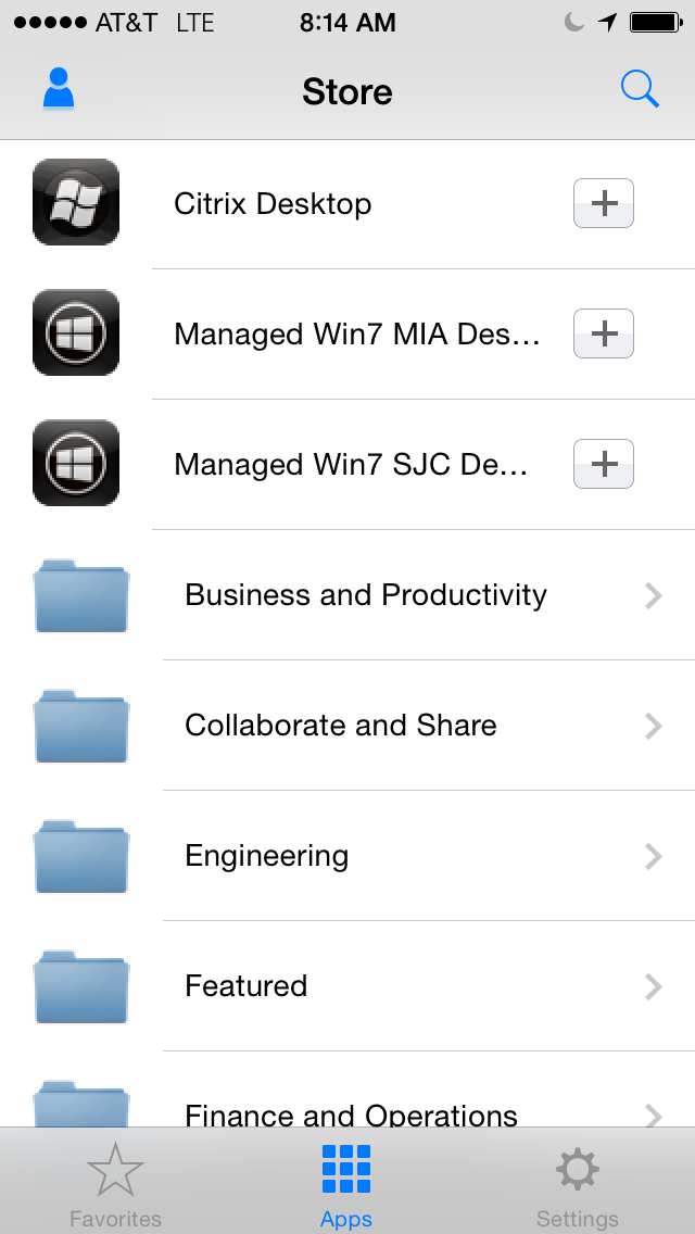  Citrix Receiver for iPhone 