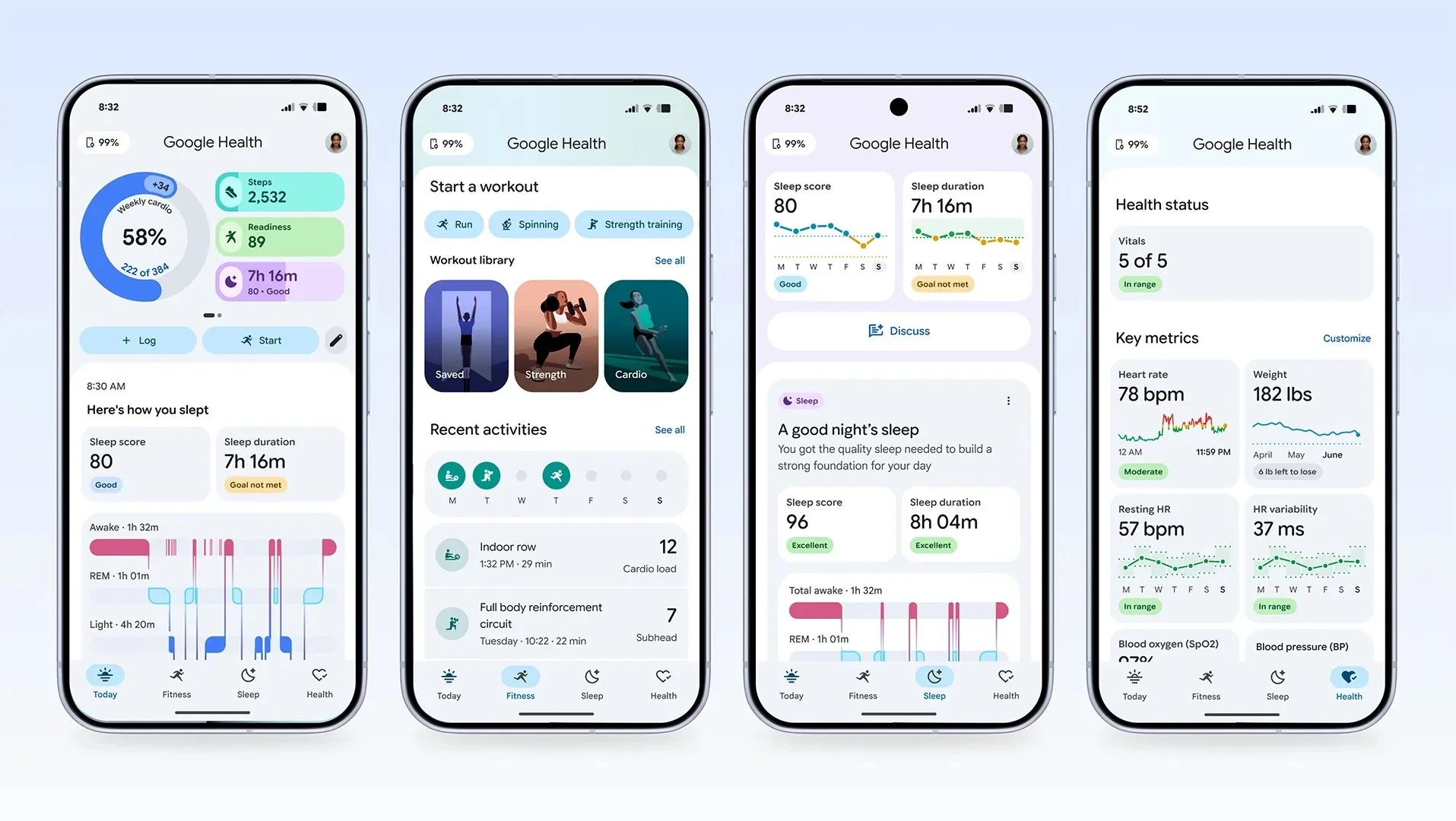 Google announced the new Health app.